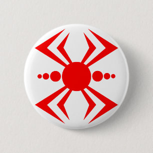 Japanische Spinne Button