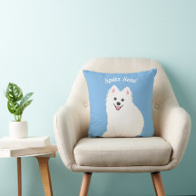 Japanische Spitz-Sitzpolster personalisierbar