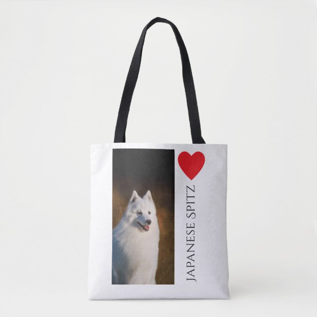 Japanische Spitz-Taschen-Tasche Tasche (Vorderseite)