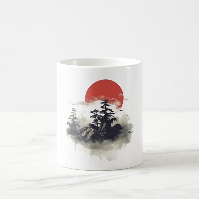 Japanische Stilkollektion Kaffeetasse (Mittel)