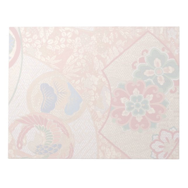 Japanische Stoff Notepad Notizblock (Vorderseite)