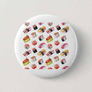 Japanische Sushi und Nigiri Button