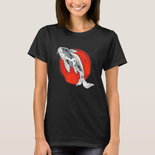 Japanische Tätowierung Drache Koi Karpfen Japan Fi T-Shirt