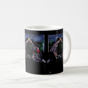 Japanische Teezeremonie-Malerei von Alfred Fox Kaffeetasse