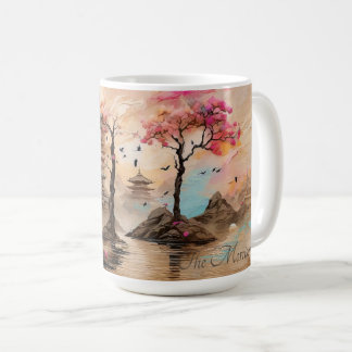 Japanische Tempel Kaffeetasse
