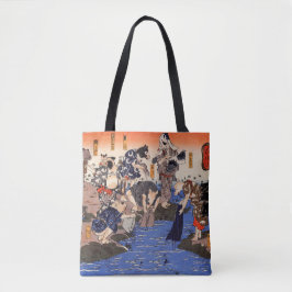 Japanische Tiere waschen Kleidung Tasche