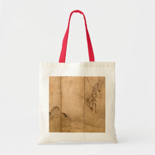 Japanische Tinte auf Papier Gibbons Primate & Land Tragetasche