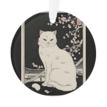 Japanische Ukiyo e Katzenkunst