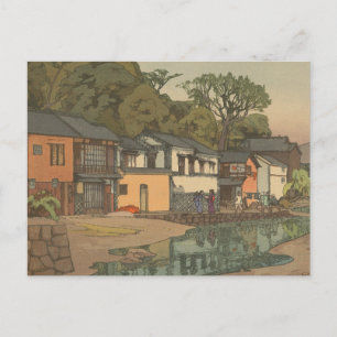 Japanische Ukiyoe Art (Hiroshi Yoshida) Postkarte
