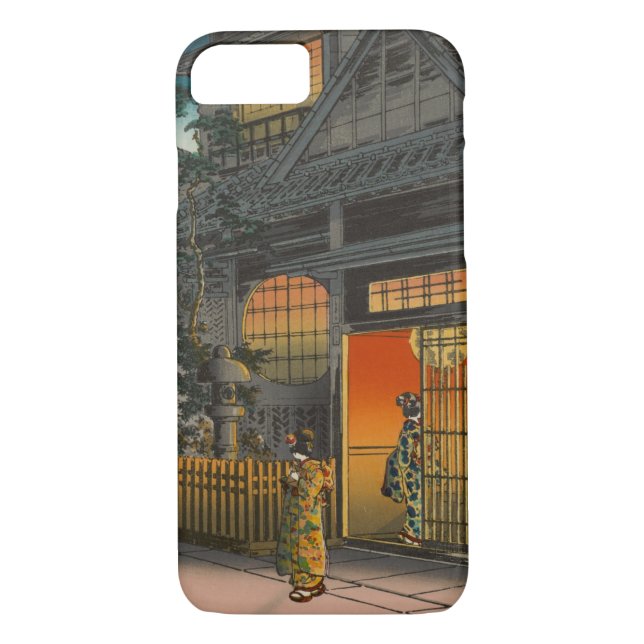 Japanische Ukiyoe Art (Kouitsu Tsuchiya) Case-Mate iPhone Hülle (Rückseite)