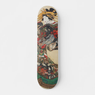 Japanische Ukiyokunst Skateboard