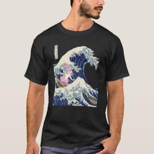 Japanische Vaporwave Ästhetik 90er Art Kanagawa Wa T-Shirt