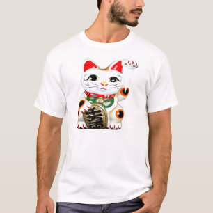Japanische Viel Glück Cat T-Shirt