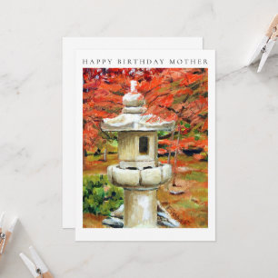 Japanische Vintage-Gartenkunst