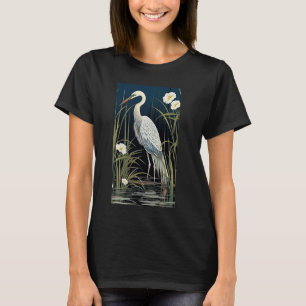 Japanische Vintage Kunstkrane, Bamboo und Iris K T-Shirt