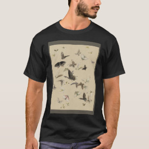 Japanische Vintage Schmetterlingssammlung T-Shirt