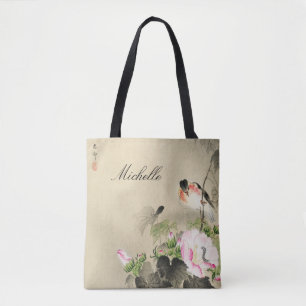 Japanische Vintage Vogelpinzette Tasche