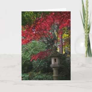 Japanische Vogelzuführung Karte