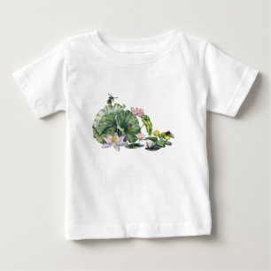 Japanische Wasserlilien und Lotus-Blume Baby T-shirt