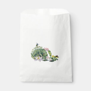 Japanische Wasserlilien und Lotus-Blume Geschenktütchen