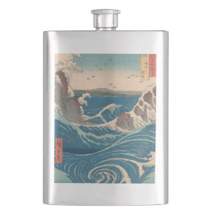 Japanische Waves Naruto Whirlpool Artwork Flachmann