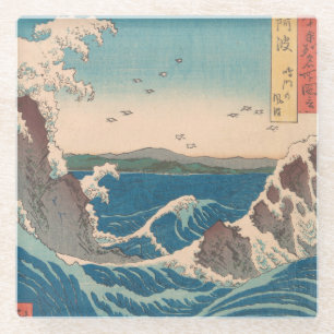 Japanische Waves Naruto Whirlpool Artwork Glasuntersetzer
