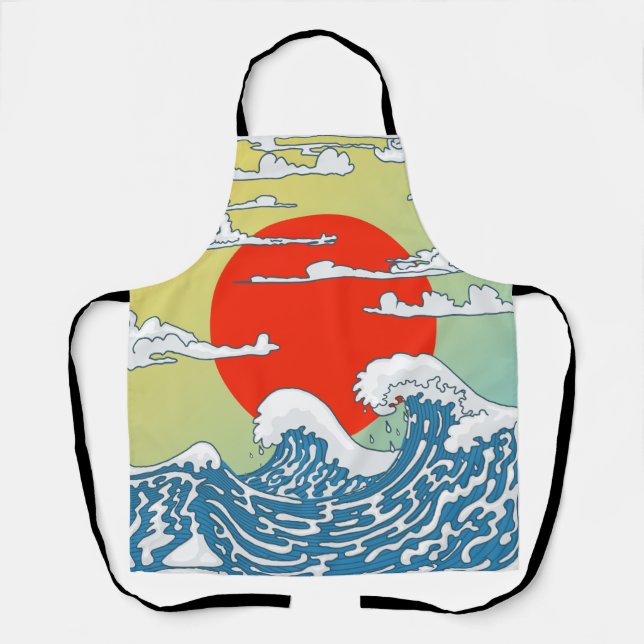 Japanische Waves Schürze (Vorderseite)