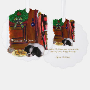 Japanische Weihnachtsgeschenke Ornament Karte