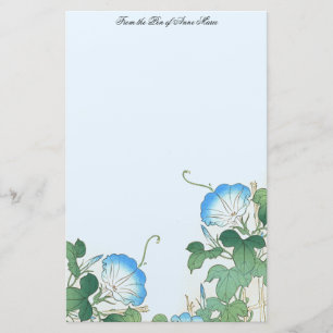 Japanische Winden-Blumen-Blumenbriefpapier Briefpapier