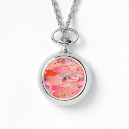 Japanische Wolken, Sonnenuntergang, Korallen, Fuch Armbanduhr