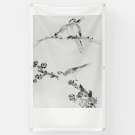 JAPANISCHE WOODBLOCK-DRUCKER DES VOGELBANNERS BANNER