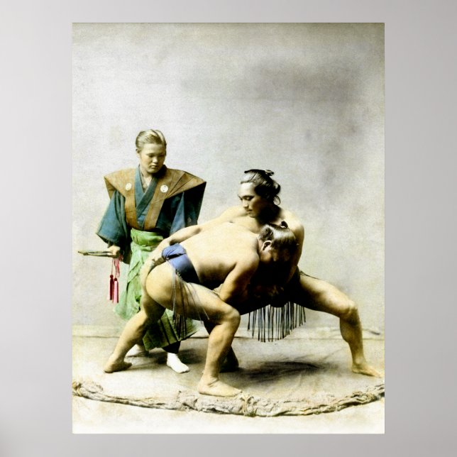 Japanische Wrestler Poster (Vorne)