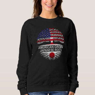 Japanische Wurzeln in Amerika - Japanische Flagge Sweatshirt