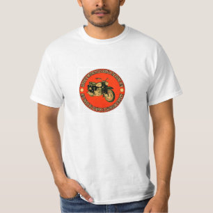 Japanischen Motorrades geboren vom steigenden Sun T-Shirt