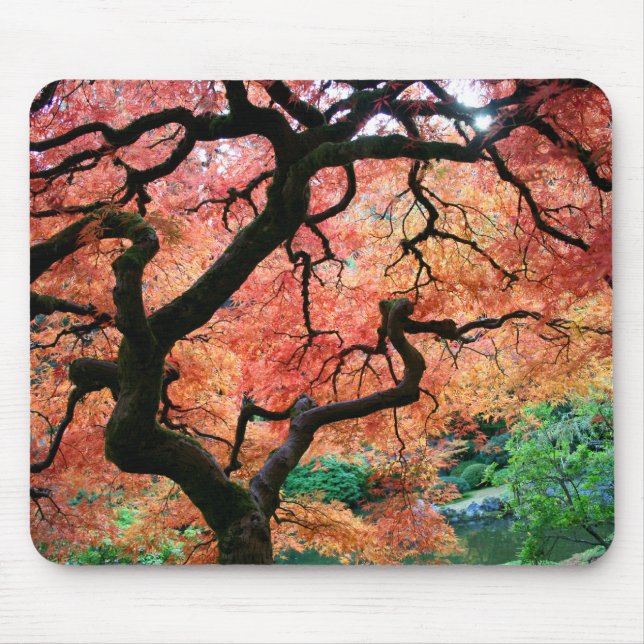 Japanischer Ahorn 1 Mousepad (Vorne)
