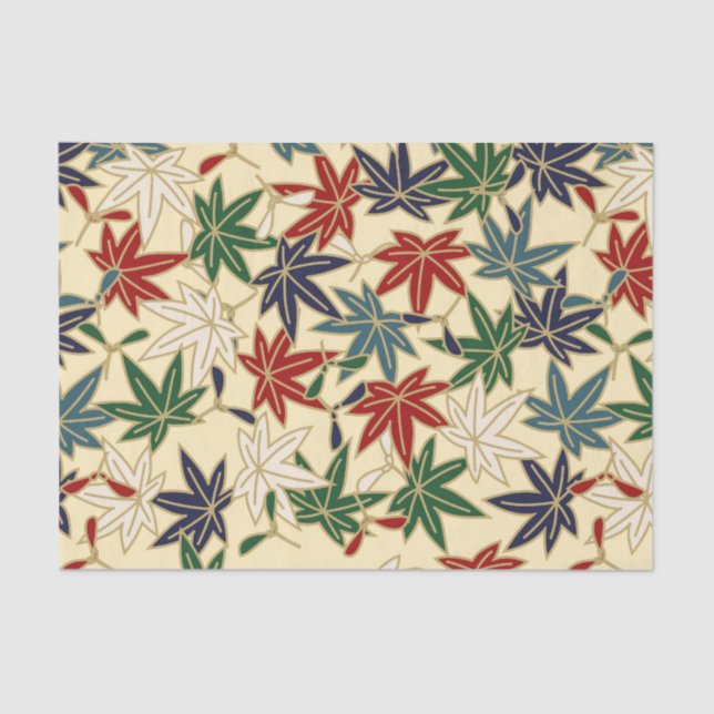 Japanischer Ahornleaf Seidenpapier (Vorderseite)