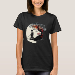 Japanischer Aikido Tree of Life Peace of War Samur T-Shirt