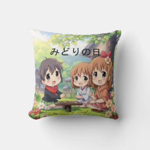 Japanischer Anime Greenerity Day み ど り の 日 Kissen
