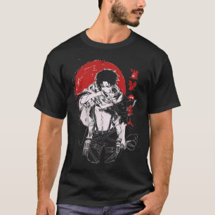 Japanischer Anime Warrior T-Sirt für Jungs Mädchen T-Shirt