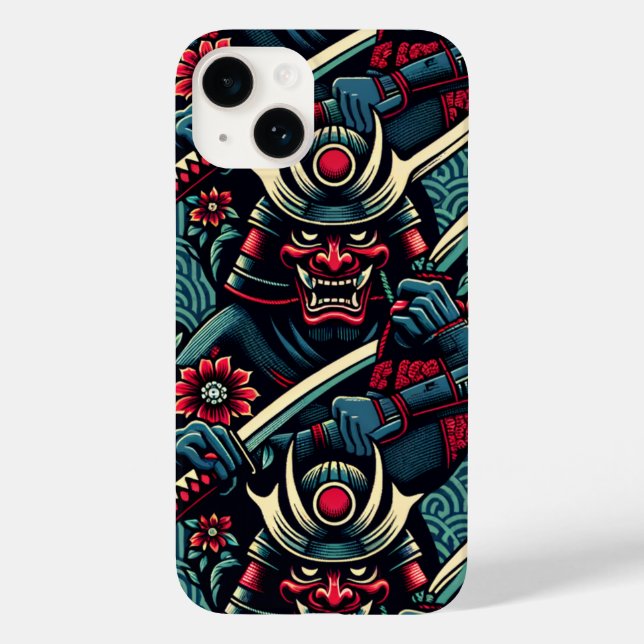 Japanischer Art Phone Case (Rückseite)