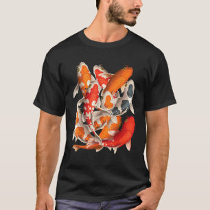 Japanischer asiatischer Koi-Fisch Karpfen Nishikig T-Shirt