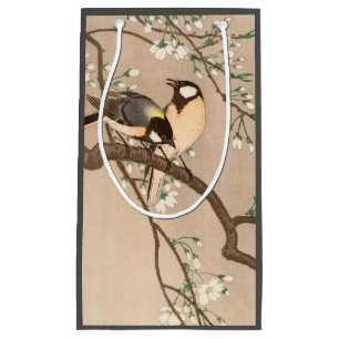 Japanischer Asiatischer Ohara Koson Vogel Meise Si Kleine Geschenktüte