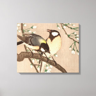 Japanischer Asiatischer Ohara Koson Vogel Meise Si Leinwanddruck