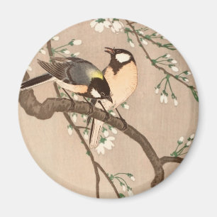 Japanischer Asiatischer Vogel Chickadee Songbird Magnet