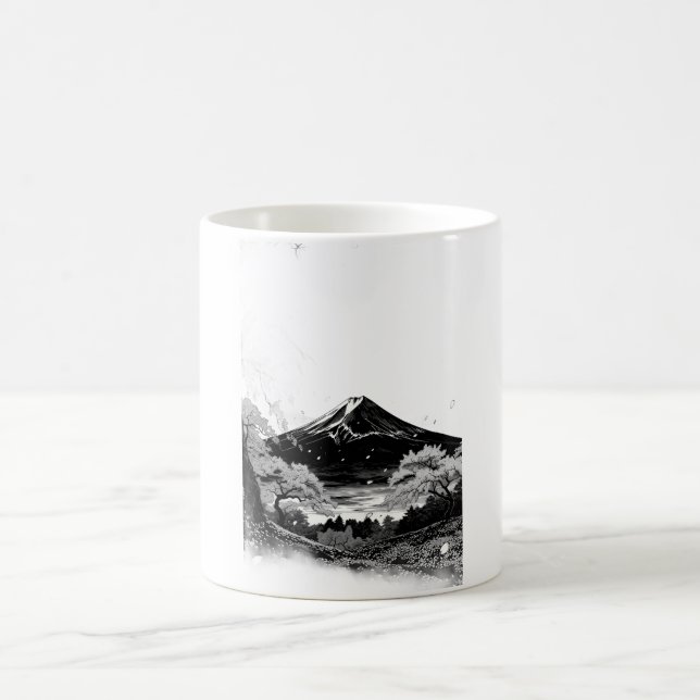 japanischer Berg Kaffeetasse (Mittel)