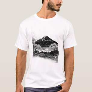 japanischer Berg T-Shirt