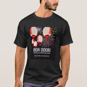 Japanischer Bon Odori Event T - Shirt Anpassbar