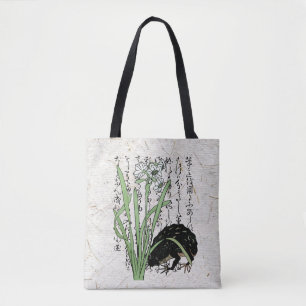 Japanischer botanischer Frosch Kröte aus dem achtz Tasche