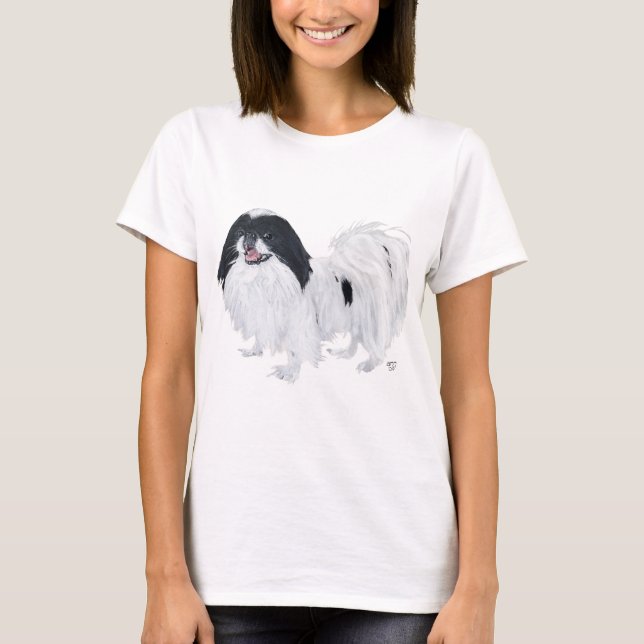 Japanischer Chin Dog T-Shirt (Vorderseite)