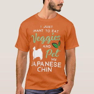 Japanischer Chin Funny Vegan Dog Lover Besitzer Xm T-Shirt